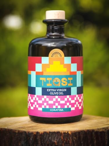 TIQSI Aceite de oliva extra virgen 500ml botella miniatura 2