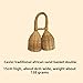 Maracas Double Head Rattan Handheld Shakers Pair Sand Filled Rhythm Shaker African Style Percussion Instrument for Music Practice Acoustic Performance (Sand Cylinder Large)