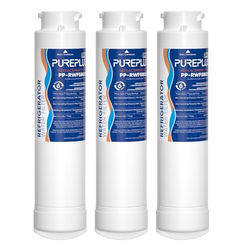 Image of PUREPLUS Refrigerator Water Filter, Compatible with Frigidaire EPTWFU01, EWF02, Pure Source Ultra II, 3Pack