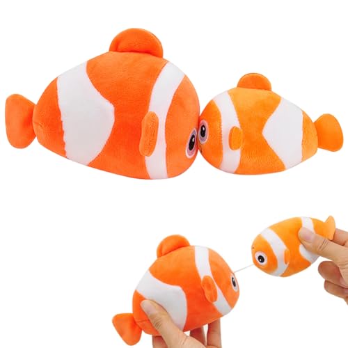 iOSCDH Nemo Peluche, Muñeco de Peluche de Simulación de Nemo, Juguetes Suaves de Peluche, para los Fans de los Juegos (YU8081)