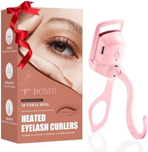 C-Shaped Heated Eyelash Curler Fast Heat Up in 5s - Rechargeable ...