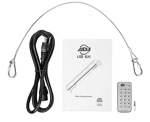 American Dj Adj Ub 6H 22.5" Rgbaw+Uv Led Dmx Wash Light Bar+Headphones #TOP5