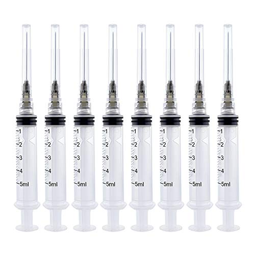 SHAOTONG 5ml/cc Luer Lock with 22Ga Individually Wrapped (5ML/CC, 10)