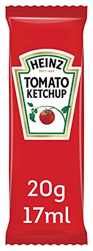 Heinz Tomates Ketchup Heinz 100 porción bolsas de 20 g (Cubo), 1er Pack (1 x 2 kg)