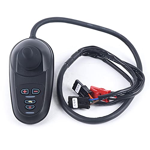 AreMOLO LED Command Joystick, Omnidirectional Control 4 Keys Joystick LED Instruction Joystick Controller Hall Rocker, Electric Power Wheelchair Controller Part Accessories for Electric Wheelchair