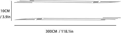 Miniatura 2 de QianBao Calcomanías de vinilo universales de vinilo para puerta lateral de carreras, para todos los autos, SUV, camiones, vehículos todoterreno,