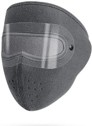 Image of Anti-Fog Full Face Shield Upgraded, Impact & Wind Resistant Cycling Mask with Adjustable Fit, Transparent Protection for Outdoor & Kitchen Use, Heat & Blue Light Blocking