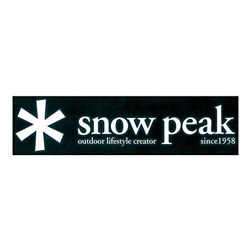 Snow Peak Logo Autocollant de Asterisk Blanc sticker vinyle durable pour accessoire camping