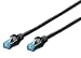 Produktbild DIGITUS LAN Kabel Cat 5e - 3m - CCA Netzwerkkabel Mit RJ45 - SF/UTP Geschirmt - Kompatibel zu Cat-6 & Cat-5 - Schwarz