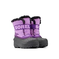 Sorel Unisex Kids Kids Snow Commander Winter Boots, Purple Gumdrop X Purple Violet Toddler, 3 UK