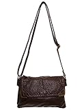 Ampere Creations'The Paige Cross Body', Chocolate Brown Soft Vegan Leather Handbag