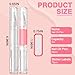 DupakSYS Cuticle Oil Pen 50Pcs 5ml Empty Nail Oil Pen Transparent Twist Pens with Brush Tip for Nail Oil, Eyelash Growth Liquid Tube, Cosmetic Lip Gloss Container Applicators + 72pcs Label