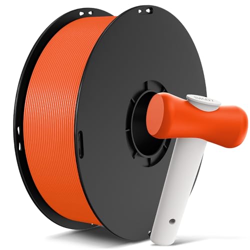 ANYCUBIC ABS Filament 1.75mm, High Strength and Toughness, 3D Printer Filament Dimensional Accuracy +/- 0.02mm, 1KG Spool (2.2 lbs), Orange