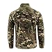 Military Jackets for Men Green Mens Coat Casual Stylish Mens Winter Clothes Cargo Light Windproof Zip Up Camouflage Bottomland Camo Coat Men Winter Jacket Green XXL