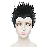 RUIMING Kiyotaka Ishimaru Wig Danganronpa Cosplay Short Hair, black