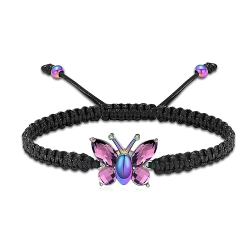 Garder les cendres d'un proche sur soi avec le bracelet urne papillon réglable