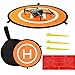 Schnell Faltbar Drone Landing Pad, Tragbarer Landeplatz für Drohnen, Drohnens Landeplatz Zubehör, Drohnens Landing Pad, Und 2 geschliffene Nägel 1 Tragetaschefür RC Drones, Helicopters, PVB Drones