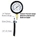 JIFETOR Fuel Injection Pump Pressure Tester Gauge Kit, Car Gasoline Gas Fuel Oil Injector Test Manometer Tool Set 0-100PSI, Universal for Auto Truck SUV Motorcycle ATV RV