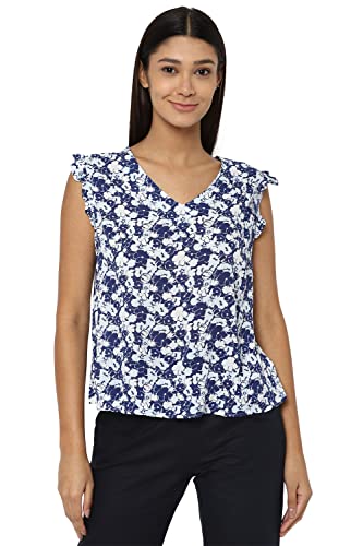 Image of Van Heusen Women Lounge T-Shirt - 100% Super Combed Cotton - Round Neck, Short Sleeves