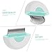 Wakauto Cat Hair Comb for Shedding and Grooming Lightweight Massage Brush with Non Slip Handle Detangling and Fur Removal Tool for Cats Mint Green Pet Cleaning Comb for Comfortable Skin