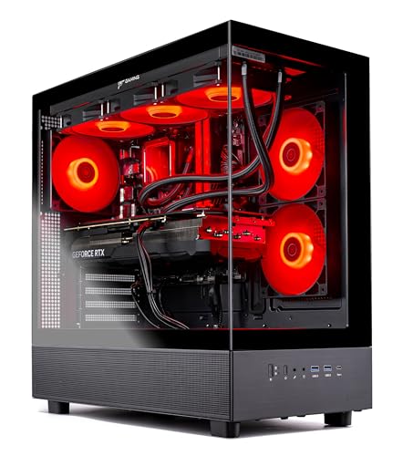 Image of Skytech Gaming Azure 3 Gaming PC, AMD Ryzen 7 7800X3D 4.2GHz, NVIDIA RTX 5060 Ti 16GB VRAM, 1TB Gen4 NVMe SSD, 32GB DDR5 RAM 6000, 850W Gold ATX 3 PSU, 360 ARGB AIO, WI-FI 5, Windows 11, Desktop