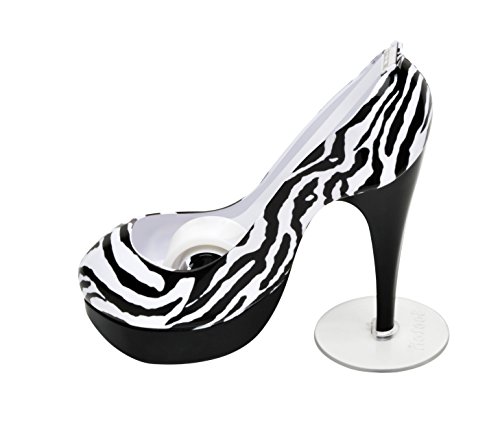 Scotch Shoe Dispenser with Scotch Magic Tape, Zebra, 3/4 x 350 Inches, 1 Roll, 1 Dispenser (C30-SHOE-Z)