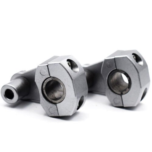 Universal Motorcycle Handlebar Mount Clamps Riser Handle Fat Bar 7/8" 22Mm #TOP3