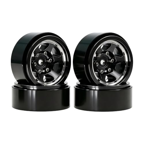 Durable Aluminum Alloy Beadlock Wheel Rim for 1/18 and 1/24 RC Cars Enhance Performance