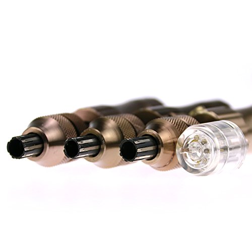 Lockmall - Set di serratura tubolare trasparente +...