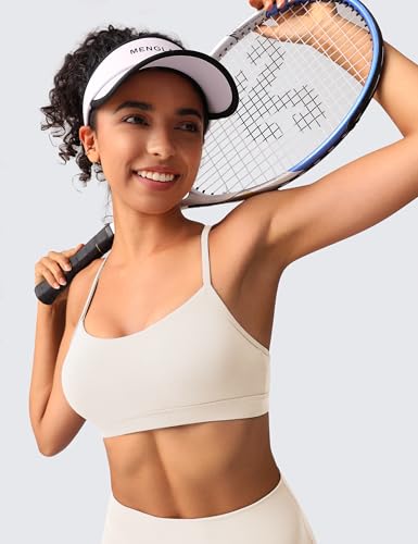 Image of BAYDI Clouduxi Y Back Sports Bra for Women - Padded Racerback Spaghetti Strap Low Impact Workout Yoga Bra, A-C Cups