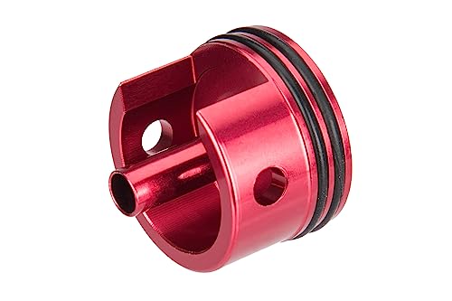 Lancer Tactical CNC Generation 2 V2 Gearbox Cylinder Head for Airsoft AEGs - RED