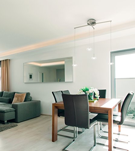 Suspension Crow LED Fabas Luce pour illuminer chaleureusement votre salon