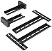 LUCID Black Brackets - Attach Headboard to L600 Adjustable Bed Base - Easy to Customize - Solid Steel