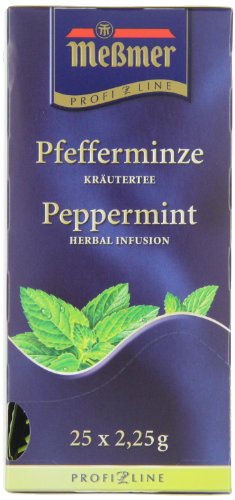 Meßmer ProfiLine Pfefferminze 25 x 2,25 g, 3er Pack (3 x 56 g)