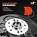 A-Premium Front Left Steering Knuckle & Wheel Bearing Hub Assembly Compatible with Mercedes-Benz ML350 2006-2011, ML320 2007-2009, ML500 2006-2007, ML550 2008-2011, GL350 2010-2012, Driver Side