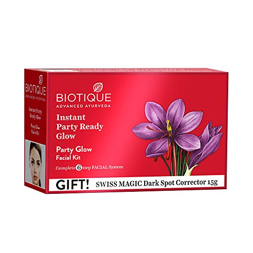 Image of Biotique Bio Pearl White Facial Kit, 65g And Biotique Bio Party Glow Facial Kit, 65 g