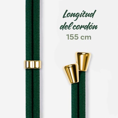 Funda silicona Huawei P40 Pro evita caidas con cordon colgante OneFlow verde 6