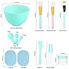 Face-Mask-Mixing-Bowl-Set-ZOEGINVAR-12PCS-Facial-Kit-with-Silicone-Mask-Bowl-Mask-Brush-Face-Spatula-Face-Mask-Kit-Facial-Tools-Face-Mask-Applicator Face Mask Mixing Bowl Set, ZOEGINVAR 12PCS Facial Kit with Silicone Mask Bowl Mask Brush Face Spatula, Face Mask Kit…