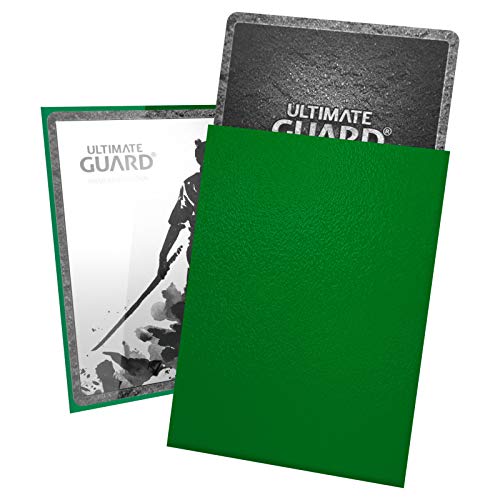 image for Ultimate Guard Matte Green Katana Sleeves Standard Size Standard Size 