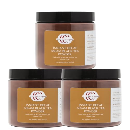 Civilized Coffee Decaf Instant Assam Black Tea Powder – For
