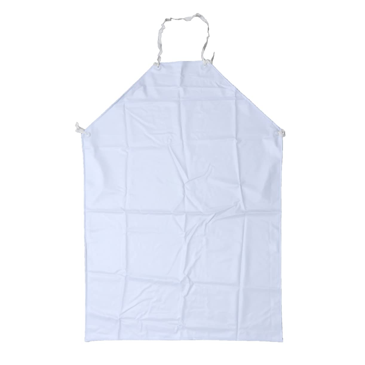 STOBAZA Halter Neck Apron Kitchen Apron Lab Apron Canvas Waterproof Apron Air Conditioner Seal Fabric Waterproof Adjustable Apron Aprons for Cooking Mens Apron Pvc Grooming Apron Aid White