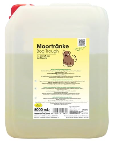 cdVet Moortränke 5 Liter | Reines Naturmoor für Hunde und Katzen - organische Substanz aus Urpflanzen