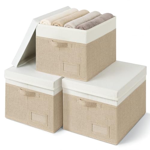 GRANNY SAYS Storage Bins with Lids, Decorative Storage Boxes with Lids