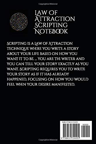 Law Of Attraction Scripting NoteBook: Lined NoteBook - Image 2