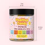 Positive Messages in Candy, Valentine's day Classroom Gift Exchange, Valentine Gift for Kids, Positive Affirmations Cards, Valentine Classroom Gifts, Unique Gifts for Women, Affirmation Jar