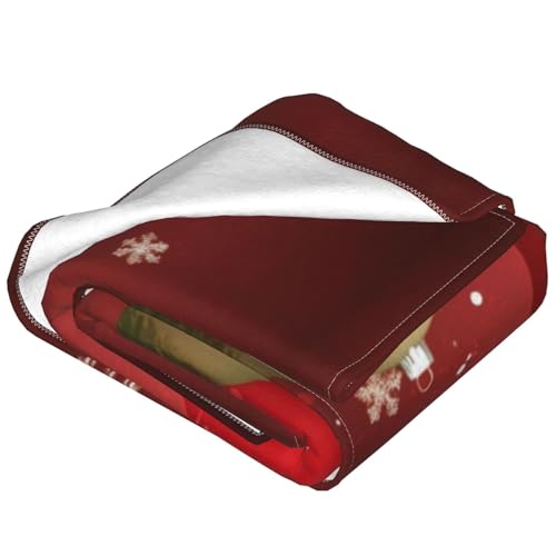 Couverture en flanelle de haute qualité Merry Christmas lit