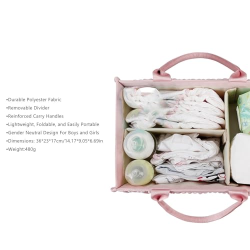 Panier de douche de bébé pour stocker les lingettes et lotions de naissance