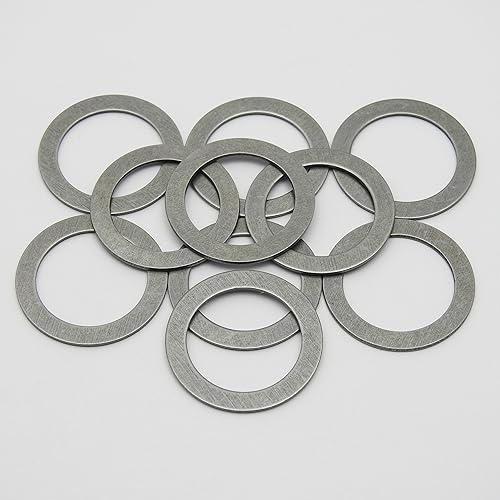 10 Stück Paßscheiben 20x28x1 mm blank, DIN 988, Passscheiben, Stahlausgleichsscheiben, Distanzscheiben