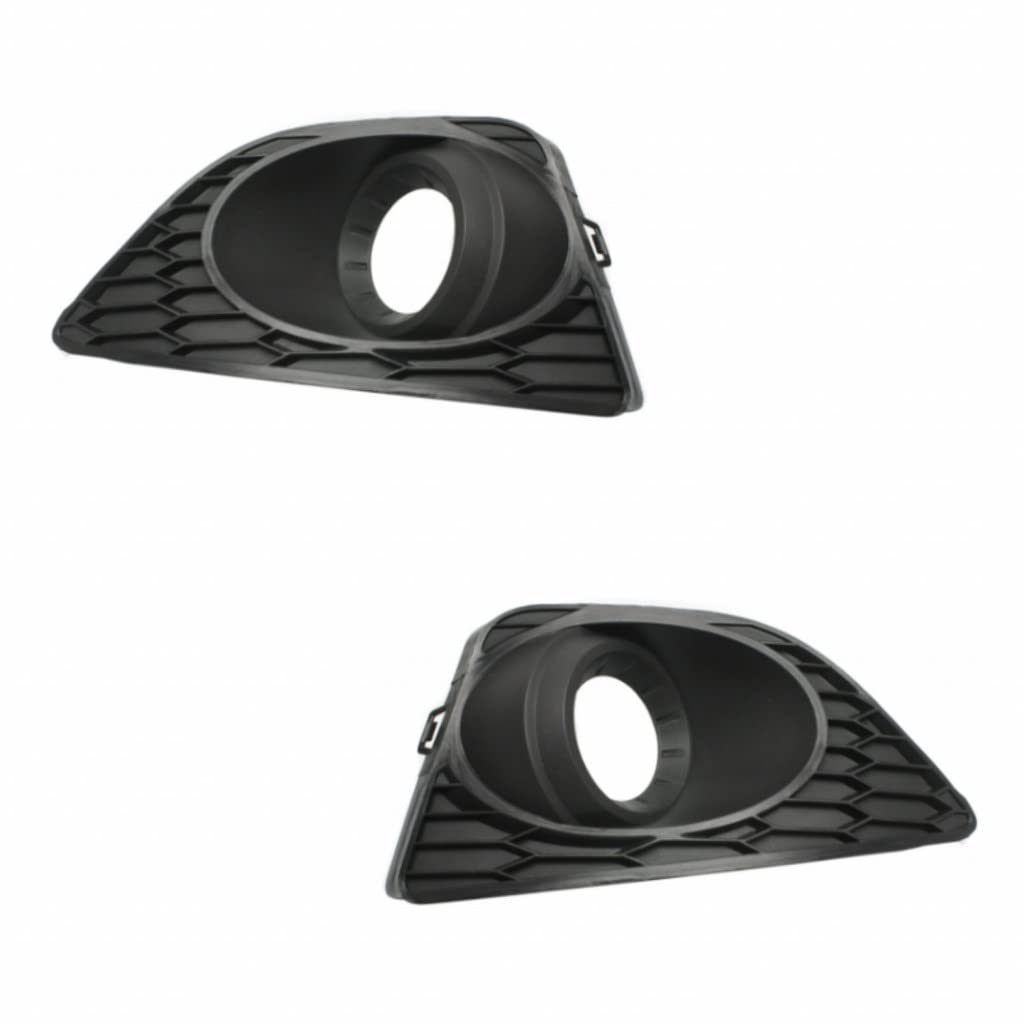 For Ford Fusion 2010 2011 2012 Fog Light Bezel Driver and Passenger Side | Pair | Front | SEL/Hybrid | Replacement For FO1038120, FO1039120 | 615343548623, AE5Z17E811CA, 615343548784, AE5Z17E810CA
