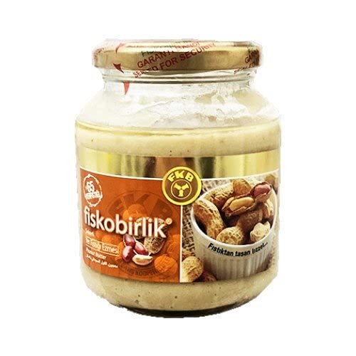 Fiskobirlik Şekerli Yerfıstığı Ezmesi Cam Kavanoz 300 Gram